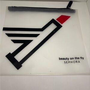 💋5/$25💋 Sephora Clear Cosmetic bag
